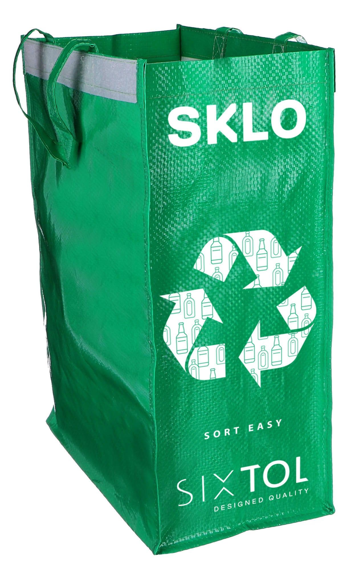 Ensemble de 3 sacs pour tri sélectif 3x22L Compact lavable SORT EASY 3 SLIM