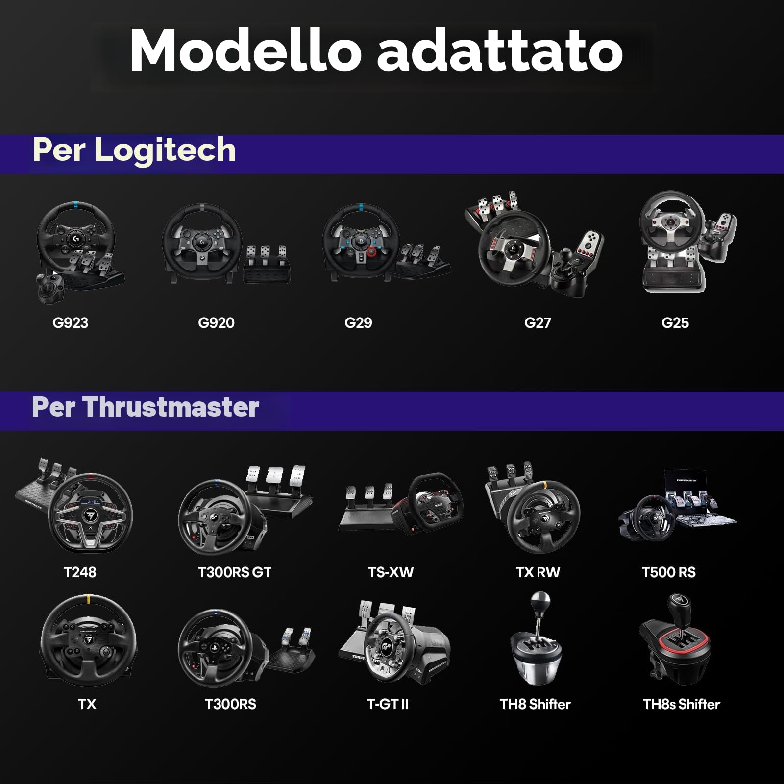 DIWANGUS Racing Simulator Cockpit, sedile pieghevole Sim Racing per Logitech G29 G920 G923 GPro Thrustmaster T248X T300RS PS5 PS4 Xbox One PC