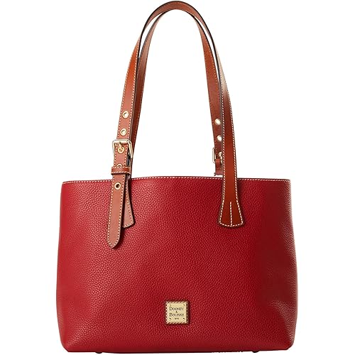 Dooney & Bourke Handbags for Women, Pebble Grain Leather Hanna Small Tote Bag with Zipper Compartment