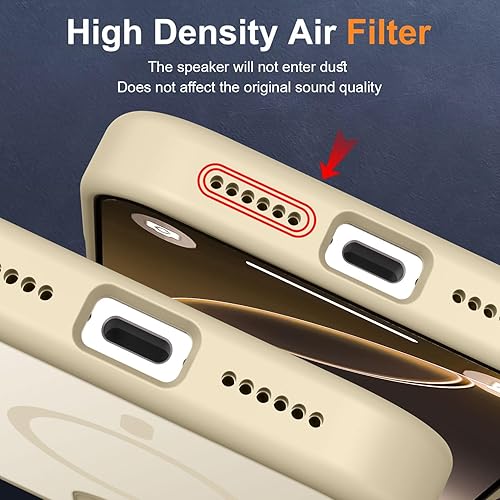 Vista 851 de MOCCA - Funda magnética resistente para iPhone 11 de 6.1 pulgadas, compatible con MagSafe, protector de pantalla de vidrio + protector de lente