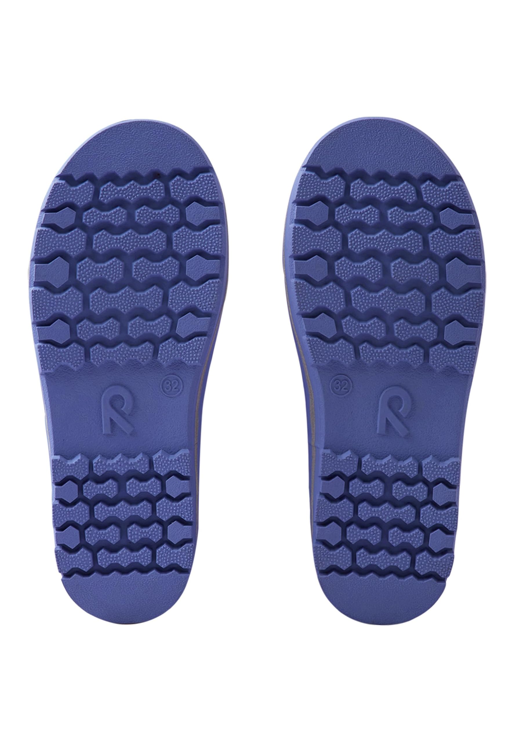 Reima - Taika Gummistiefel für Kinder - Wasserdichte Regenstiefel Kinder mit Baumwollfutter, flexibler Griffsohle, reflektierenden Details und Happy Fit-Einlegesohlen - Blooming Lilac, 28