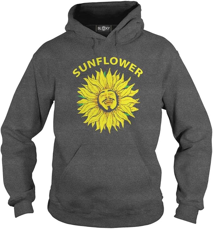 Sleeky Post Malone Sunflower T Shirt Gr X Large Hoodie Dark Heather Amazon De Fashion