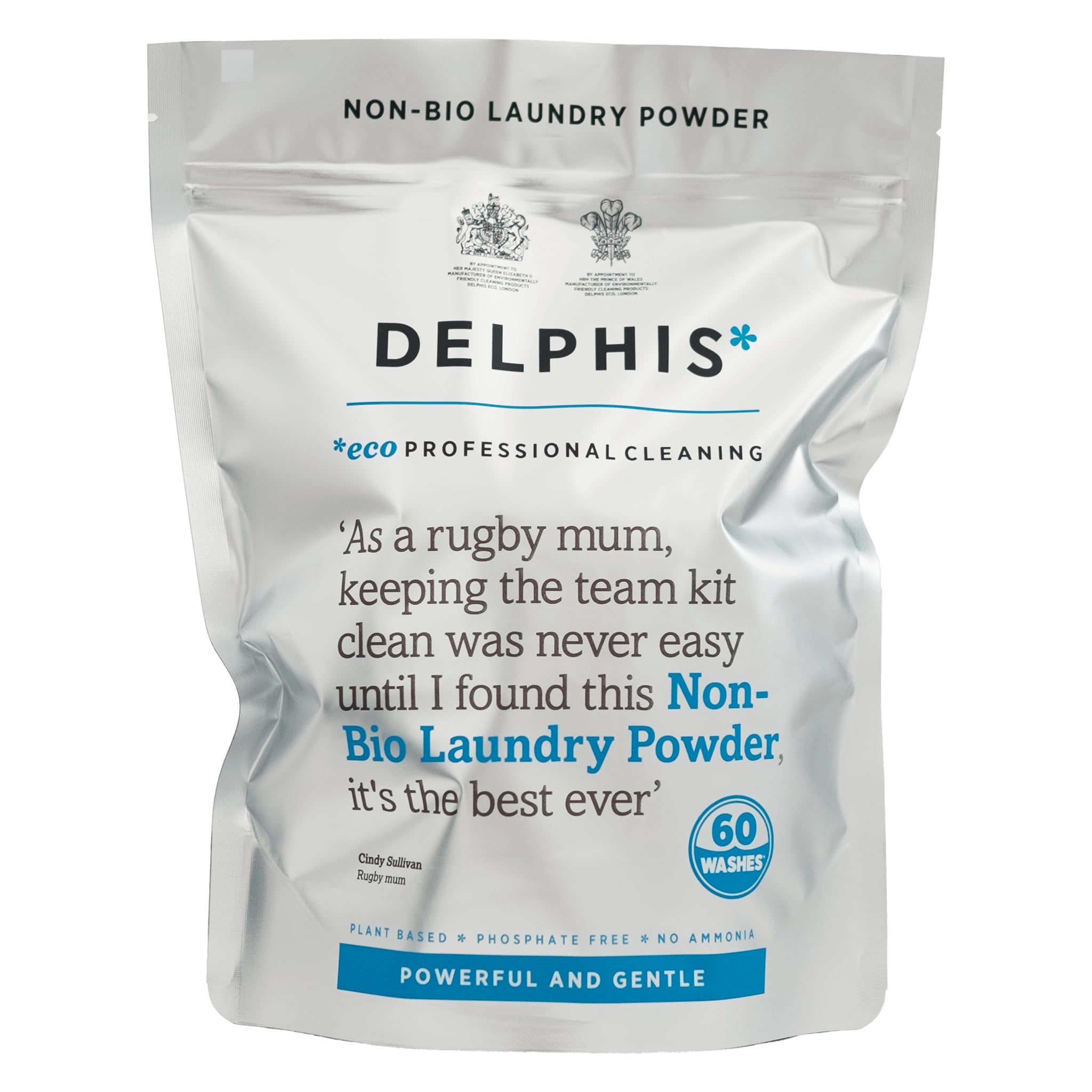 Delphis Eco Non-Bio Washing Powder 1.2KG 60 washes | Super Concentrated Formulation | Eco-friendly Washing Powder | Laundry Detergent