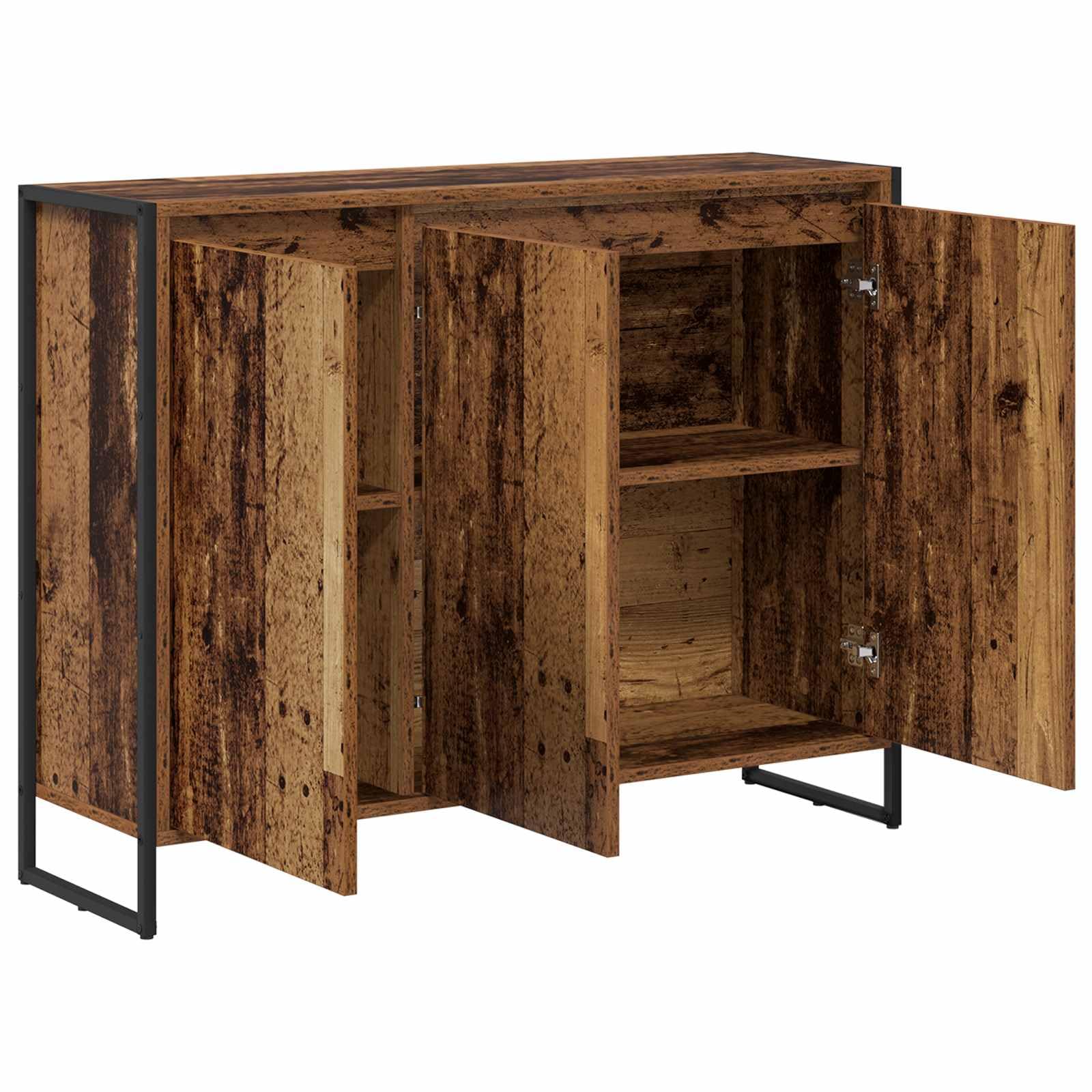 Armadio laterale in legno, 96,5 x 30 x 75 cm