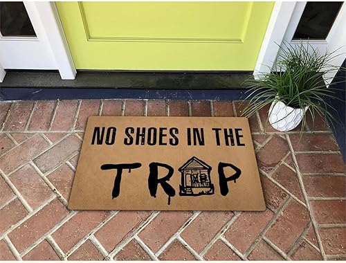 Miniatura 9 de Divertido tapete de bienvenida para decoración de entrada interior, puerta delantera, porche, patio, tapete personalizado con monograma de goma