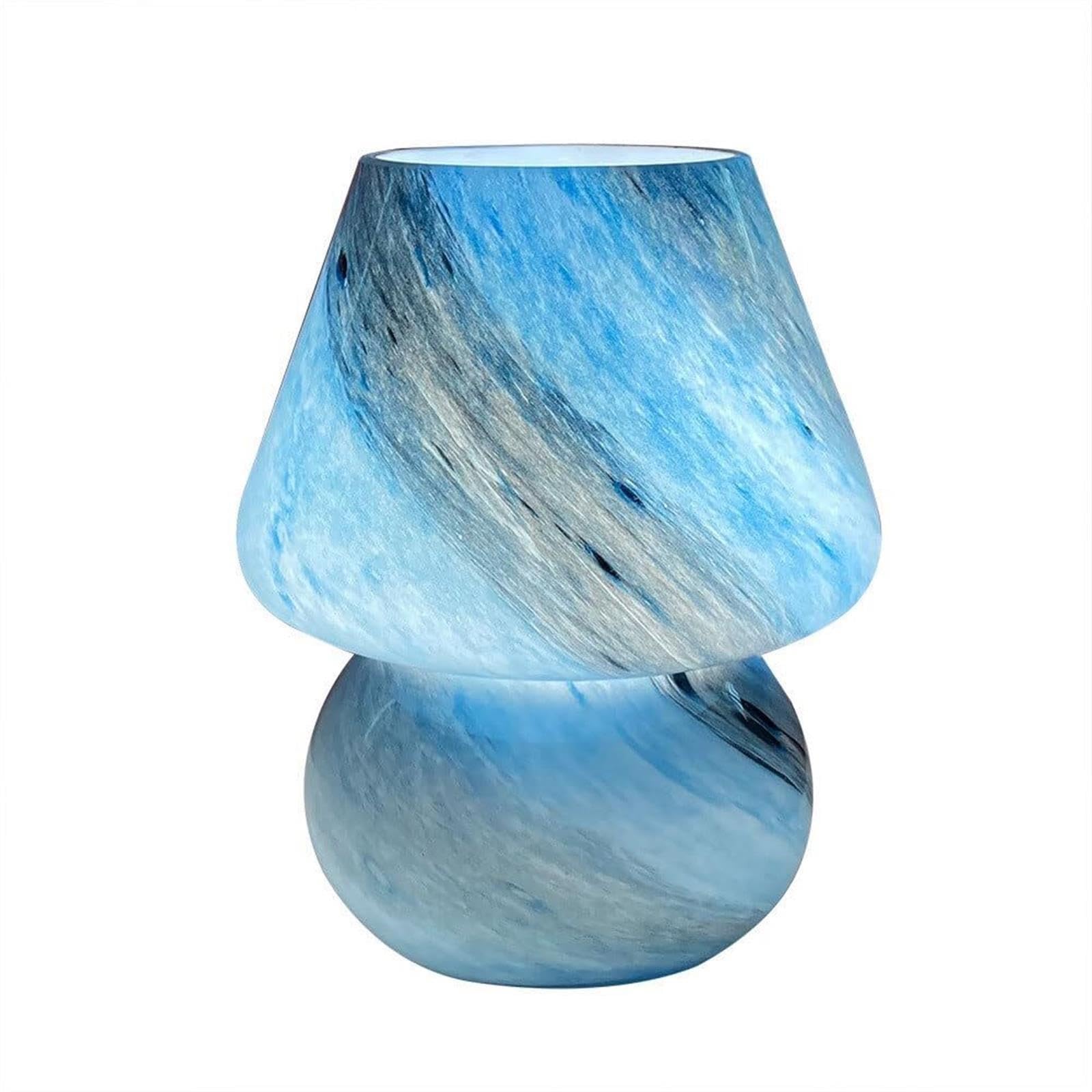 Lampada da tavolo in vetro a forma di fungo minimalista Lampadas