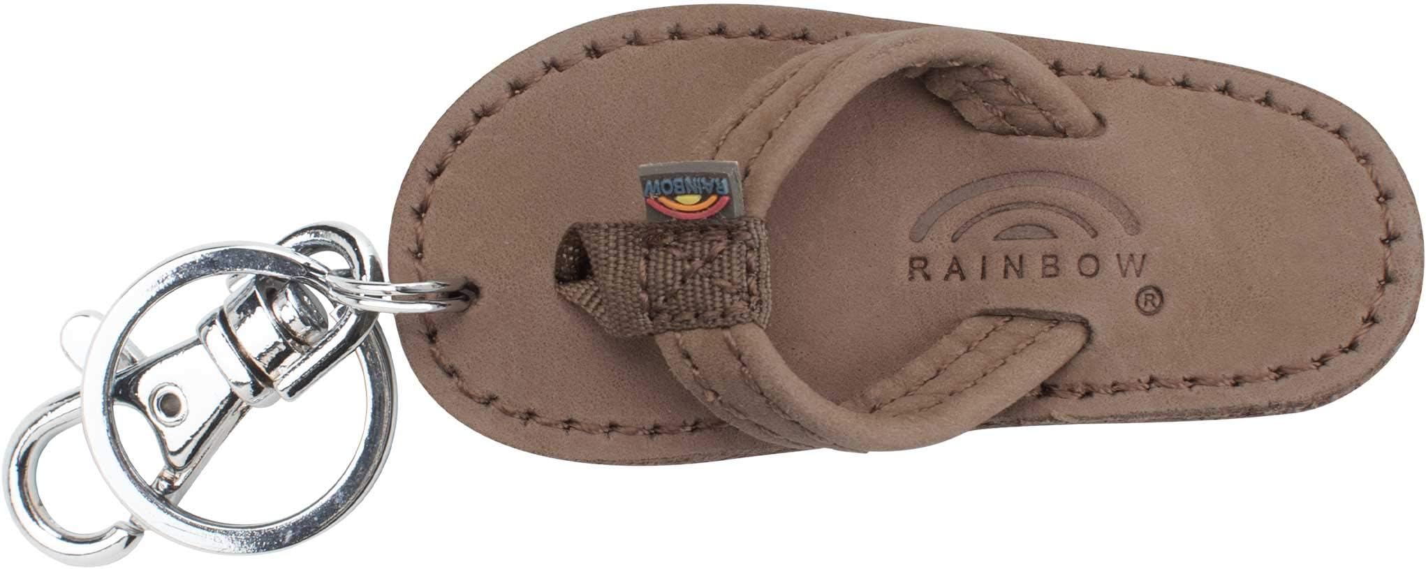 Rainbow SandalsLeather Sandal Key Chain