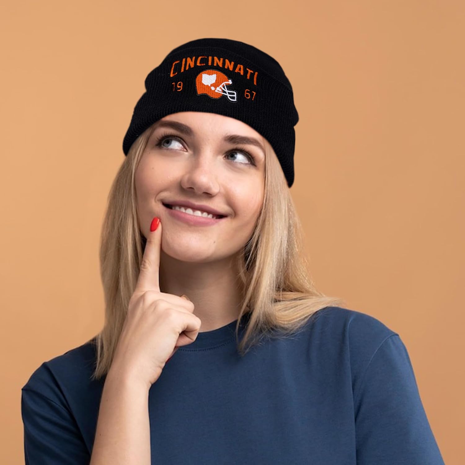 Sport Beanie for Men Women Apparel Gifts Costume Embroidered Beanie Gift for Men - Image 7