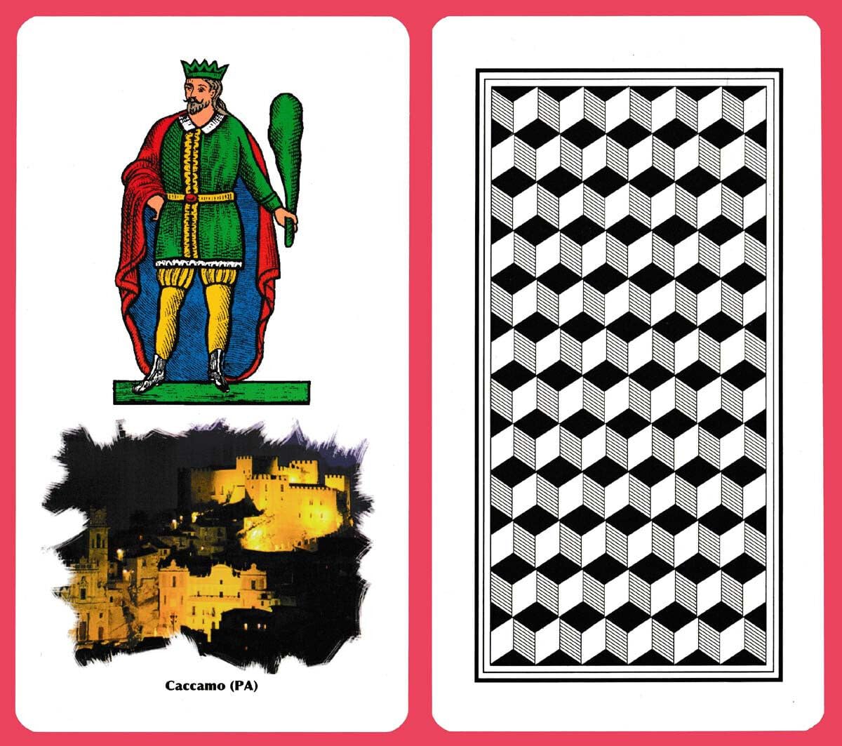 Carte Da Gioco Siciliane Giganti Con Immagini Della Sicilia – Mazzo Turistico Patinato, Resistente, Con Monumenti E Paesaggi, Idea Regalo Originale