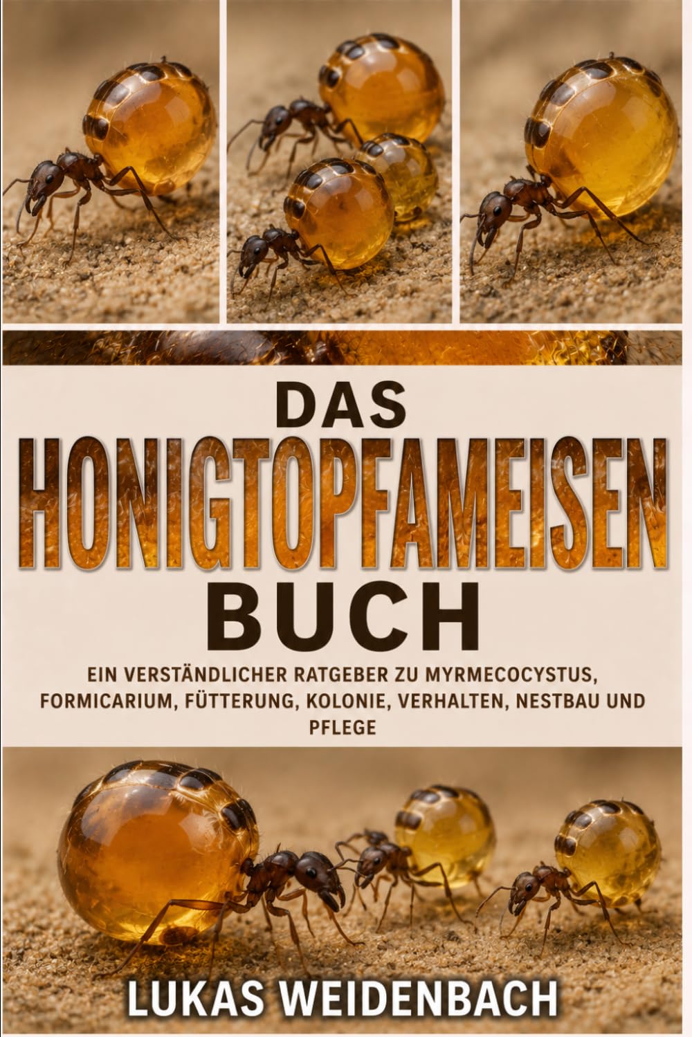 Das Honigtopfameisen Buch: Ein verständlicher Ratgeber zu Myrmecocystus, Formicarium, Fütterung, Kolonie, Verhalten, Nestbau und Pflege