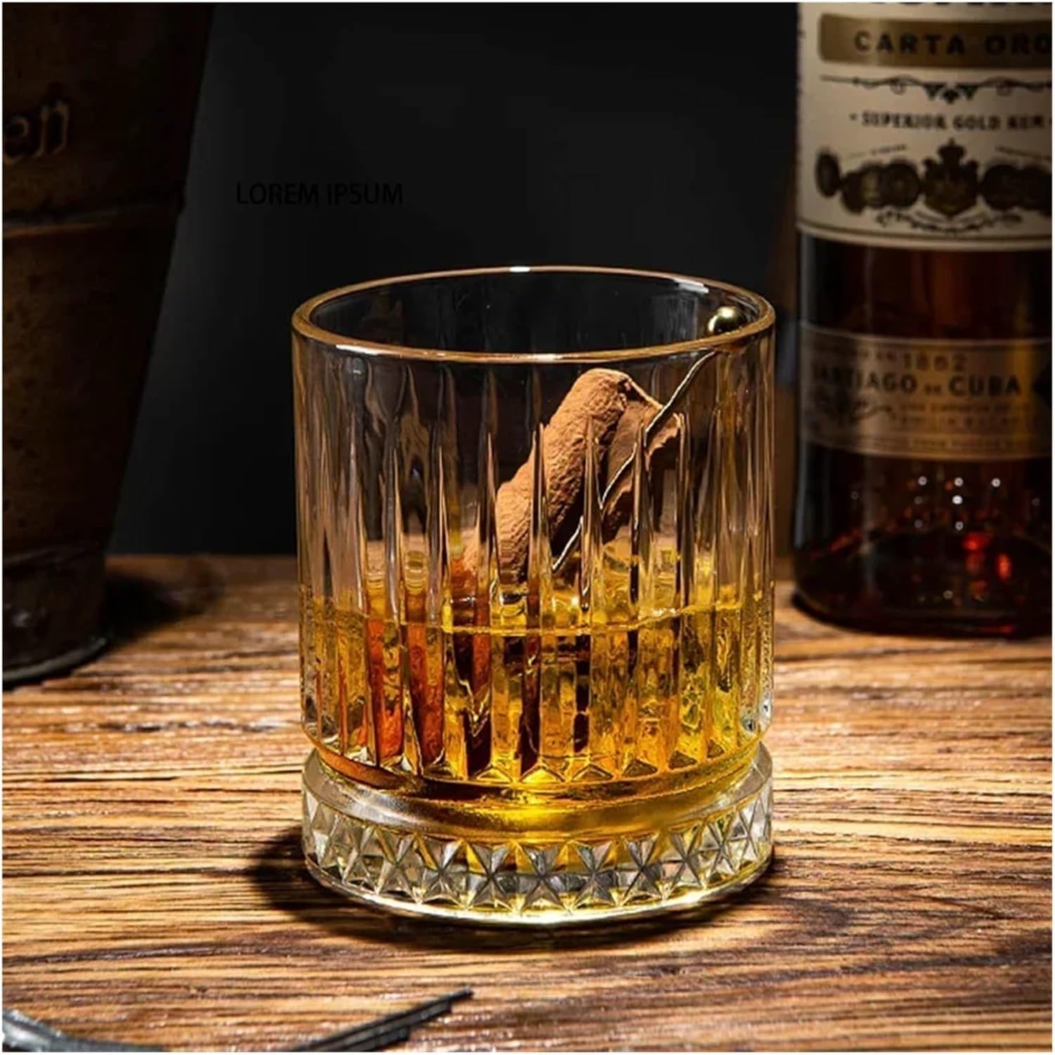 Bicchieri Acqua Vetro Bottiglia for Bere Bicchiere Da Whisky In Vetro Trasparente Vino Straniero Creativo Birra Bicchieri Bar In Brandy(370ml)