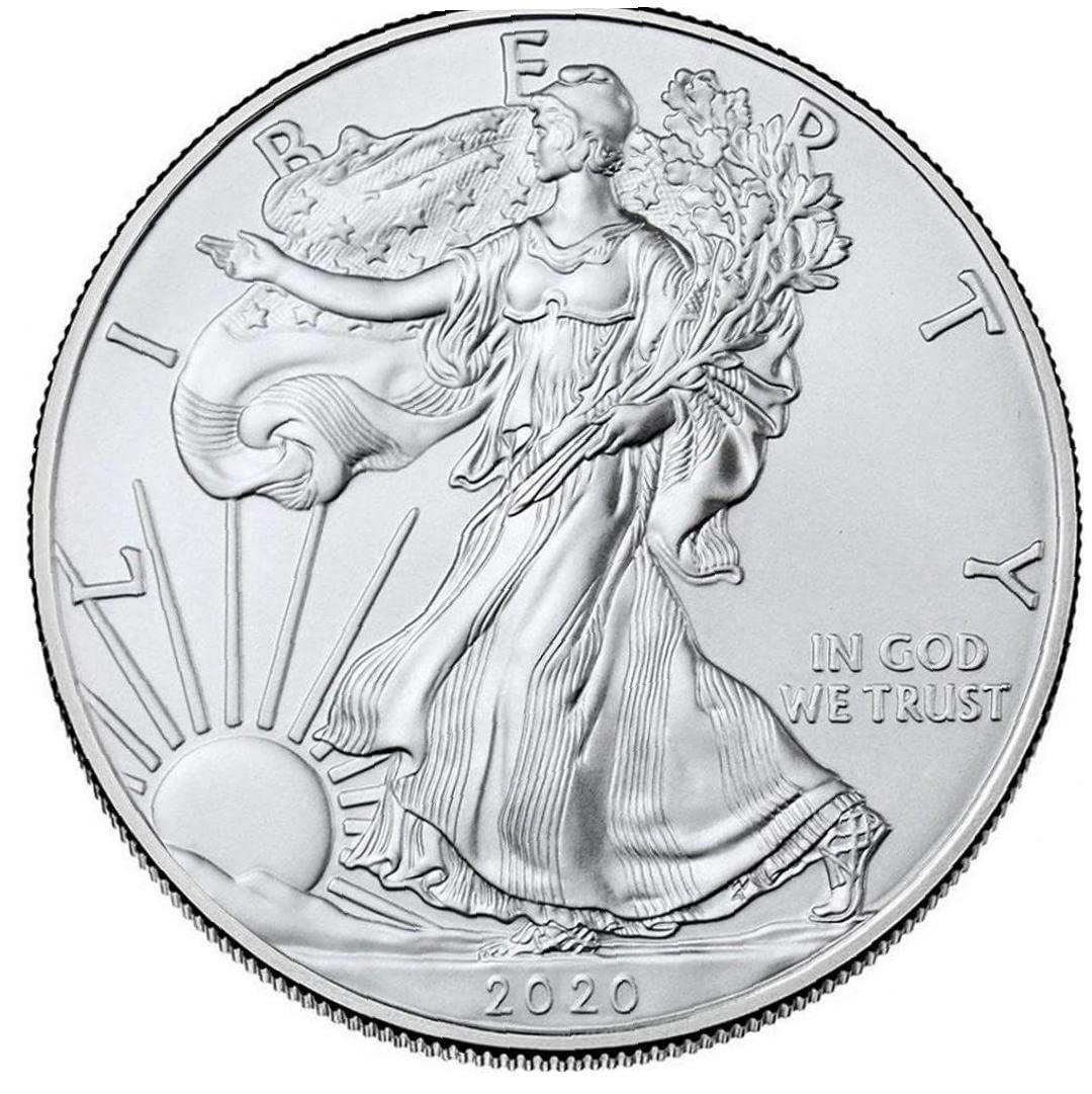 Amazon.co.jp: 記念コイン アンティーク イーグル オーシャン トーチベアラー シルバー メッキus ドル ギフト 家具 記念品 銀貨 :  ホビー