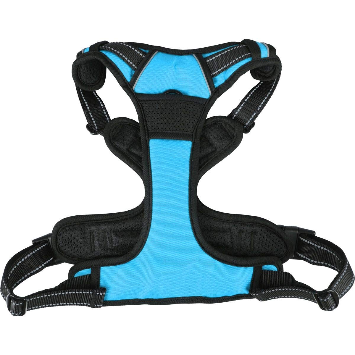 Flamingo Dog Harness Balou Blue XL 46-76cm 80-105cm 25mm - Image 3