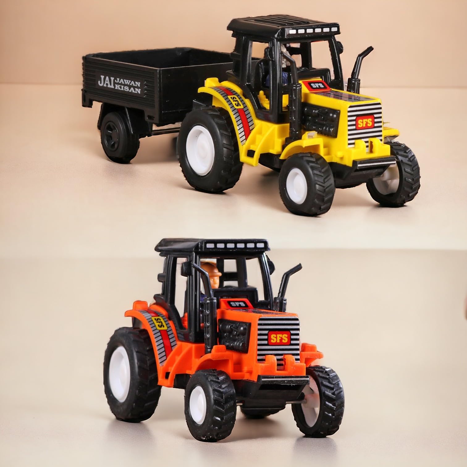 Toys Treasure Combo of Pull Back Miniature Indian Tractor & Tractor Trolley for Children/Kids/Toddlers (B0CTMH28C4) Amazon Price History, Amazon Price Tracker
