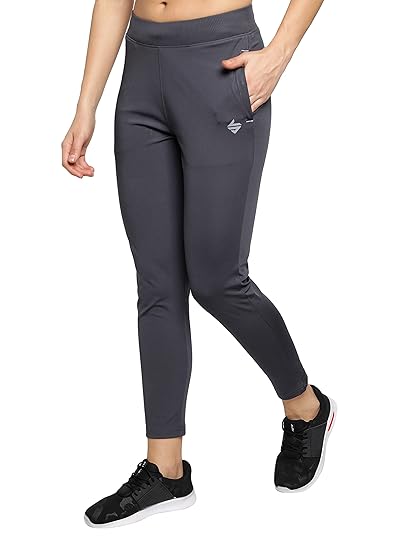 Womens Zipper Track Pant for Gym Yoga Training Sports Running and Casual wear.