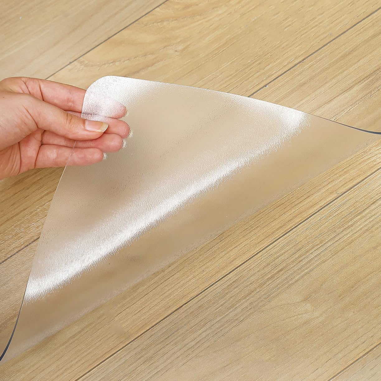 冷蔵庫マット 無色 透明 65×70cm 厚さ2mm PVC キズ防止 凹み防止