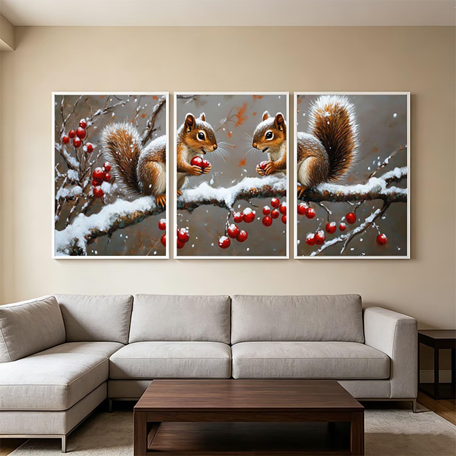 Zestawy sztuki diamentowej wiewiórki dla dorosłych, 5D zwierzę diamentowe malarstwo pełne zestawy wierteł, 61 x 40 cm, kryształ górski do malowania według numerów, kryształowy haft krzyżykowy