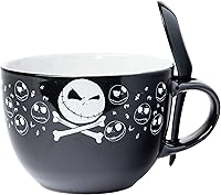 Vista 32 de Silver Buffalo Disney Princess Courage to be Kind con Tiana, Belle, Ariel, Mulan, Jasmine, Aurora, Mérida, Cenicienta y Moana Taza de Sopa