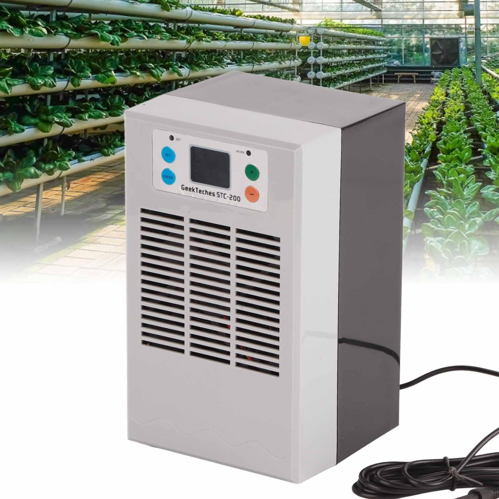 Amazon.co.jp: Baxnore 電子冷水チラー、ABS 水族館電子冷水チラー、小