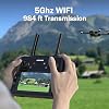 GPS Drone with Camera 4.5 LCD Screen Remote Control, FPV Drones with Professional with Auto Return Follow Me for Adult Beginner, GPS Brushless Drone Long Range Circle Fly,Carrying Case,32G SD Card