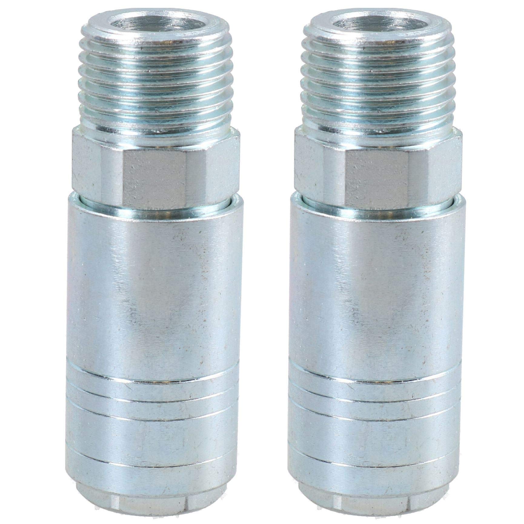 Acoplador hembra 1/2 BSP rosca macho conector aire comprimido x2 1