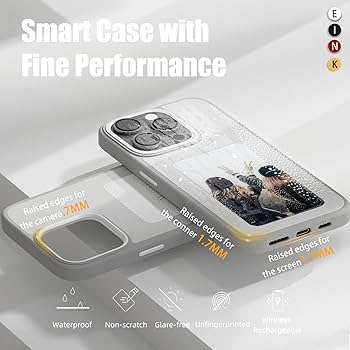 iPhone 15用 e-paper case 01 Amazon.com: Digital E-Ink Phone Case for iPhone 15 PRO MAX