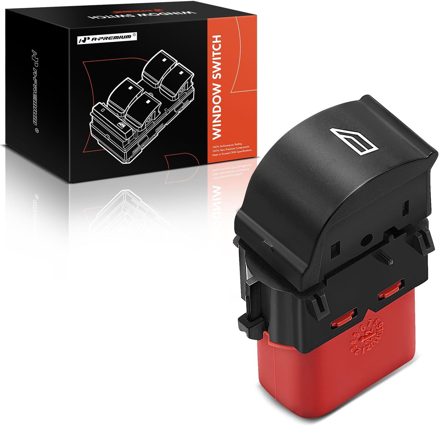 A-Premium Power Window Switch Compatible with Ford Escape 2013-2019, Focus 2012-2018, Transit Connect 2014-2019, Replace# BM5T14529BA