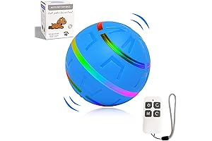 Interactive and Engaging Dog Ball with Remote Control and Delightful LED Illumination