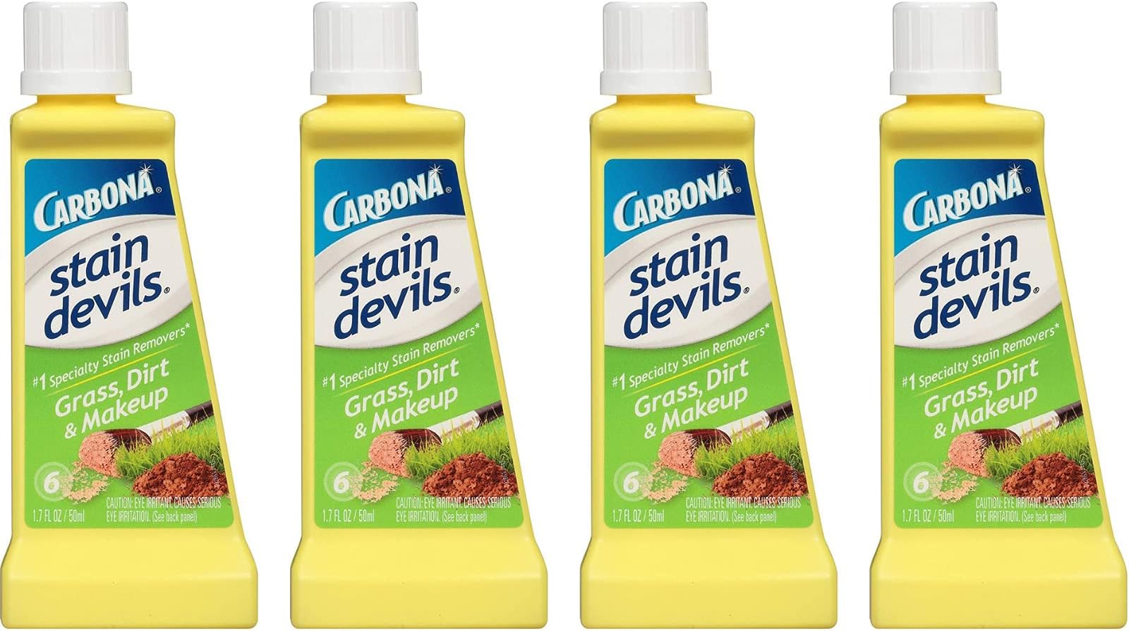 Carbona Stain Devil #6-4 Pack for Makeup, Dirt and Grass Stains.