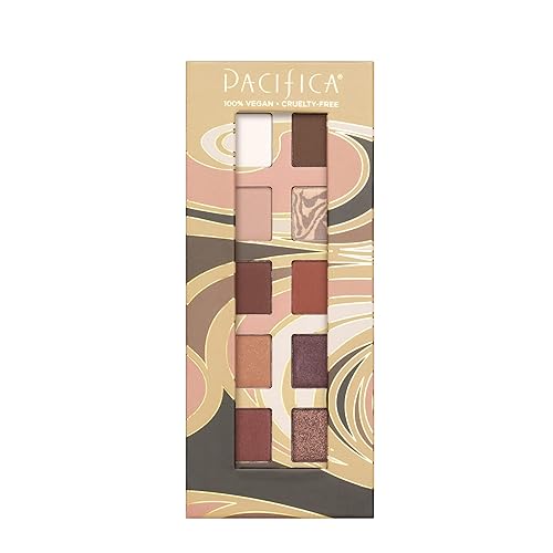 Miniatura 3 de Pacifica Beauty Cocoa Nudes - Paleta de sombras de ojos minerales 10 tonos neutros portátiles mate brillante metálico maquillaje de ojos duradero y