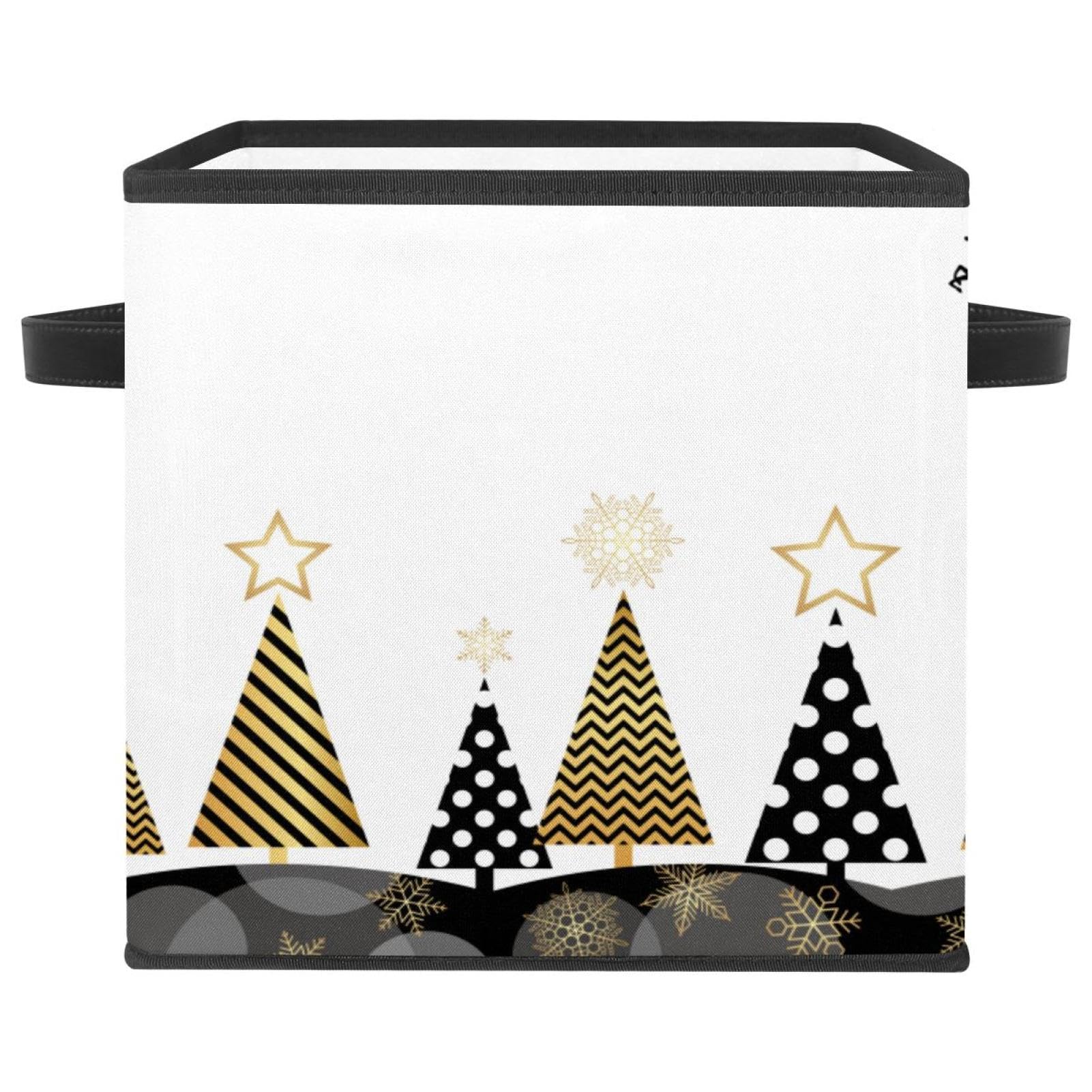 Cube de rangement en tissu avec poignées solide pour placard et dressing