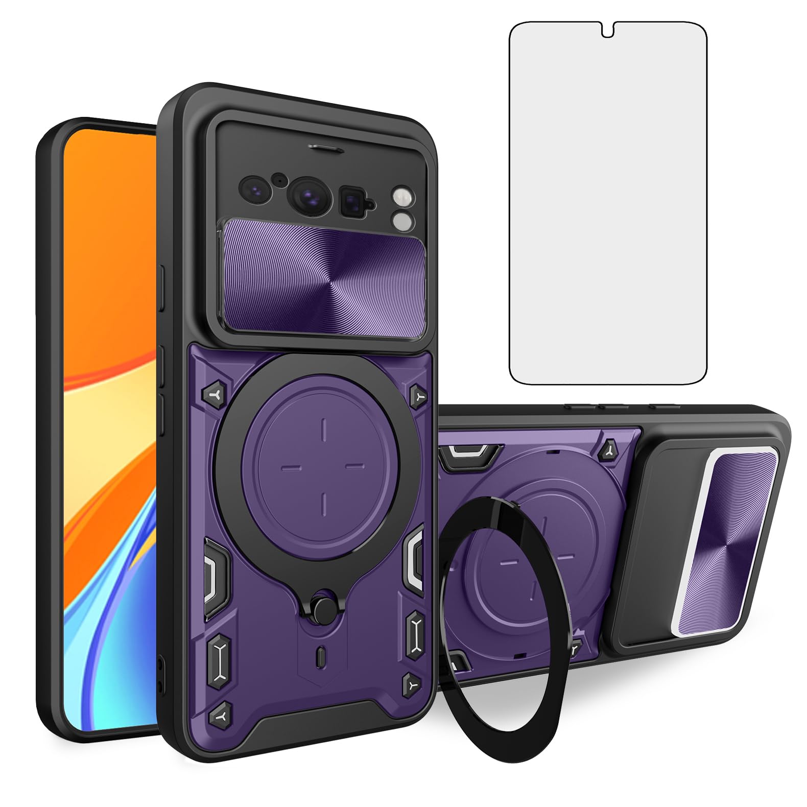 Coque antichoc Google Pixel 8 Pro résolvant le problème des rayures d'objectif photo - 8