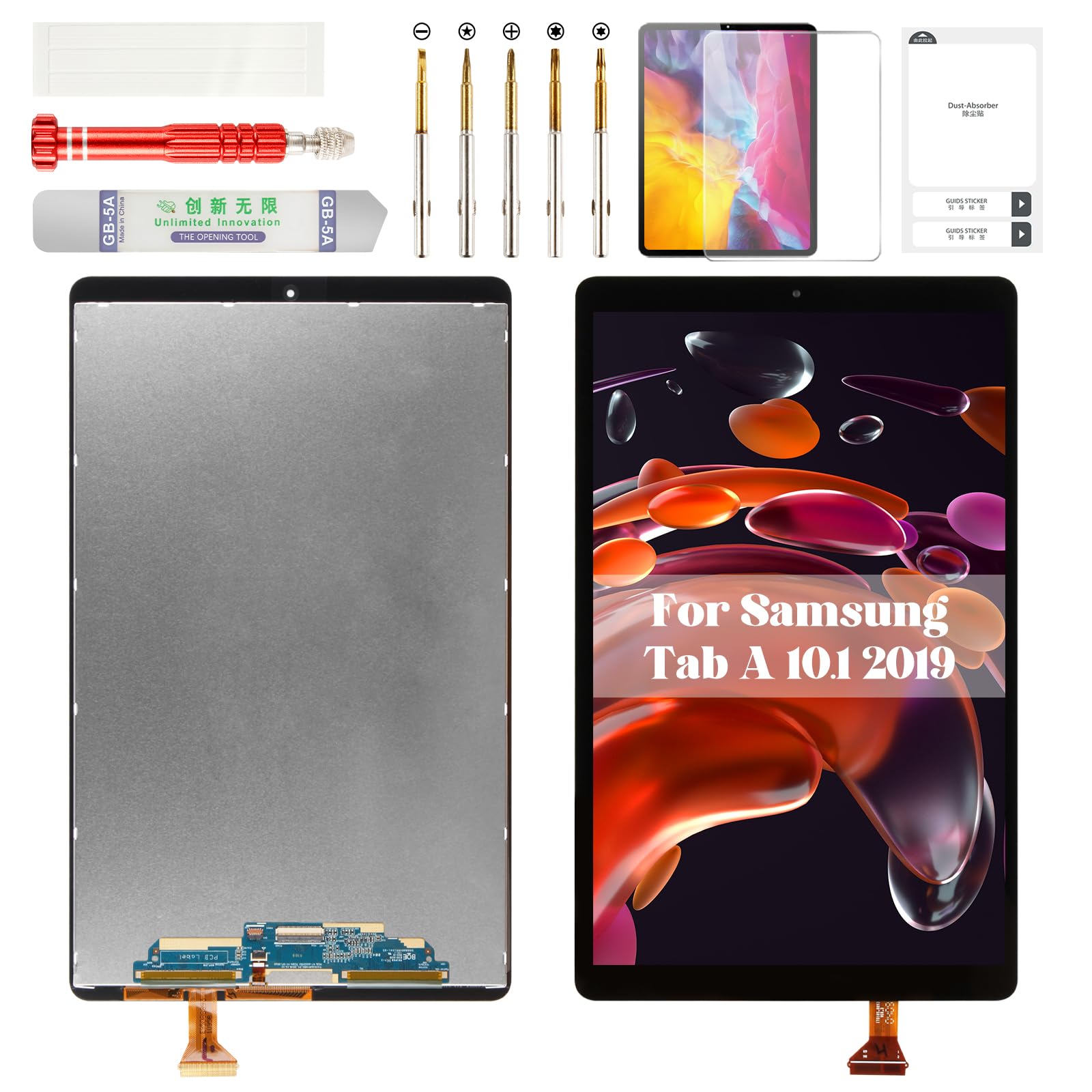 Amazon.com: for Samsung Tab A 10.1 2019 Screen Replacement for