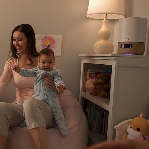 Miniatura 12 de Safety 1er humidificador inteligente conectado: tamaño del tanque de 1 galón (3.8 L), humidificador de niebla fría con higrómetro y luz nocturna, y