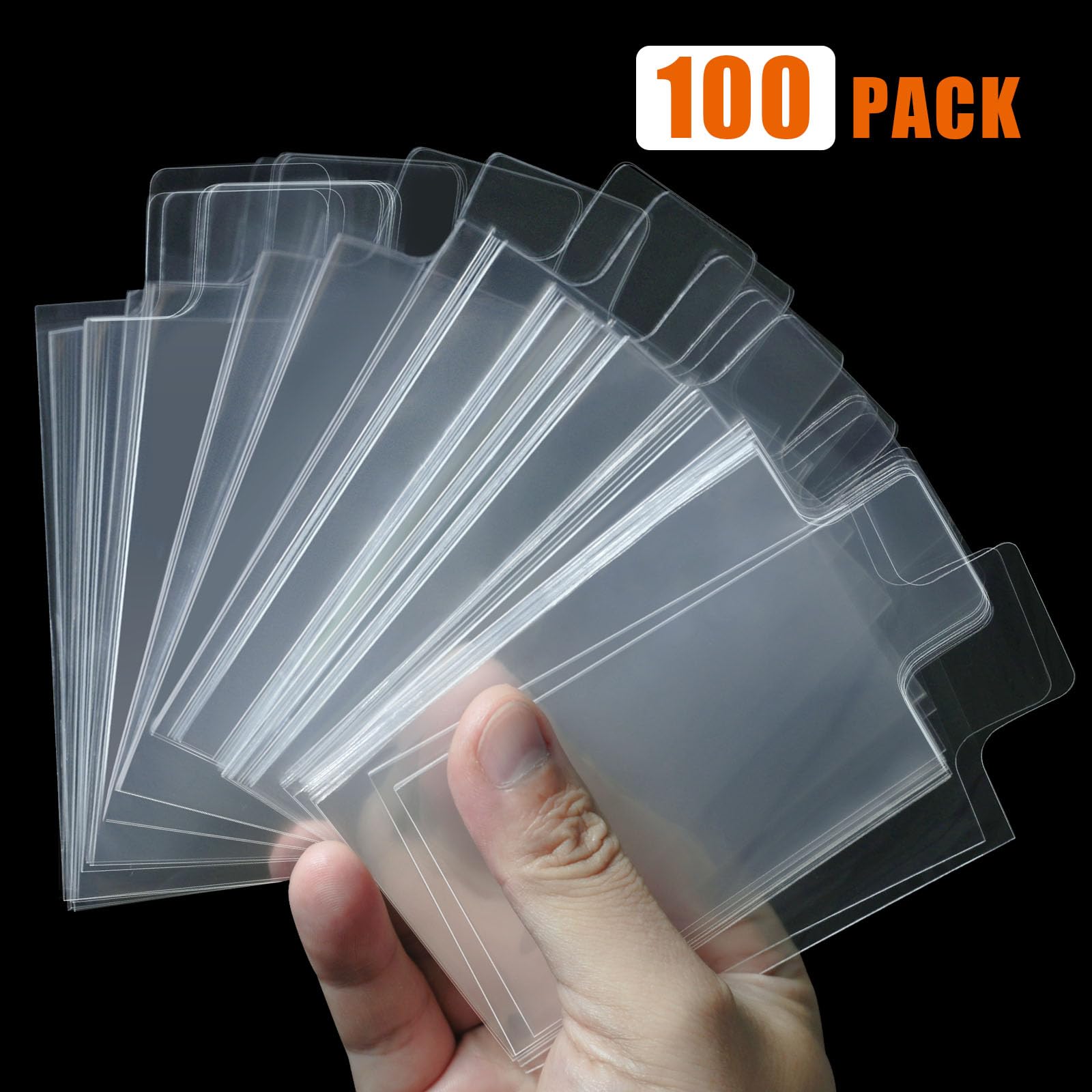 Amazon.com: Tabbed Sleeves for Grading Submission, Pull Sleeves for Top  Loaders and Card Savers : Toys & Games