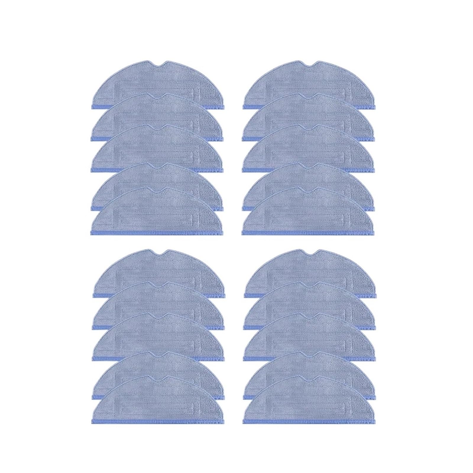 Jweinenl 20Pcs Robot Vacuum Accessories Mop Rags Parts，Compatible For Roborock,T7s T8 Plus S7 S7max S7maxv Ultra S70 S75 G10, Vacuum Mop Pad