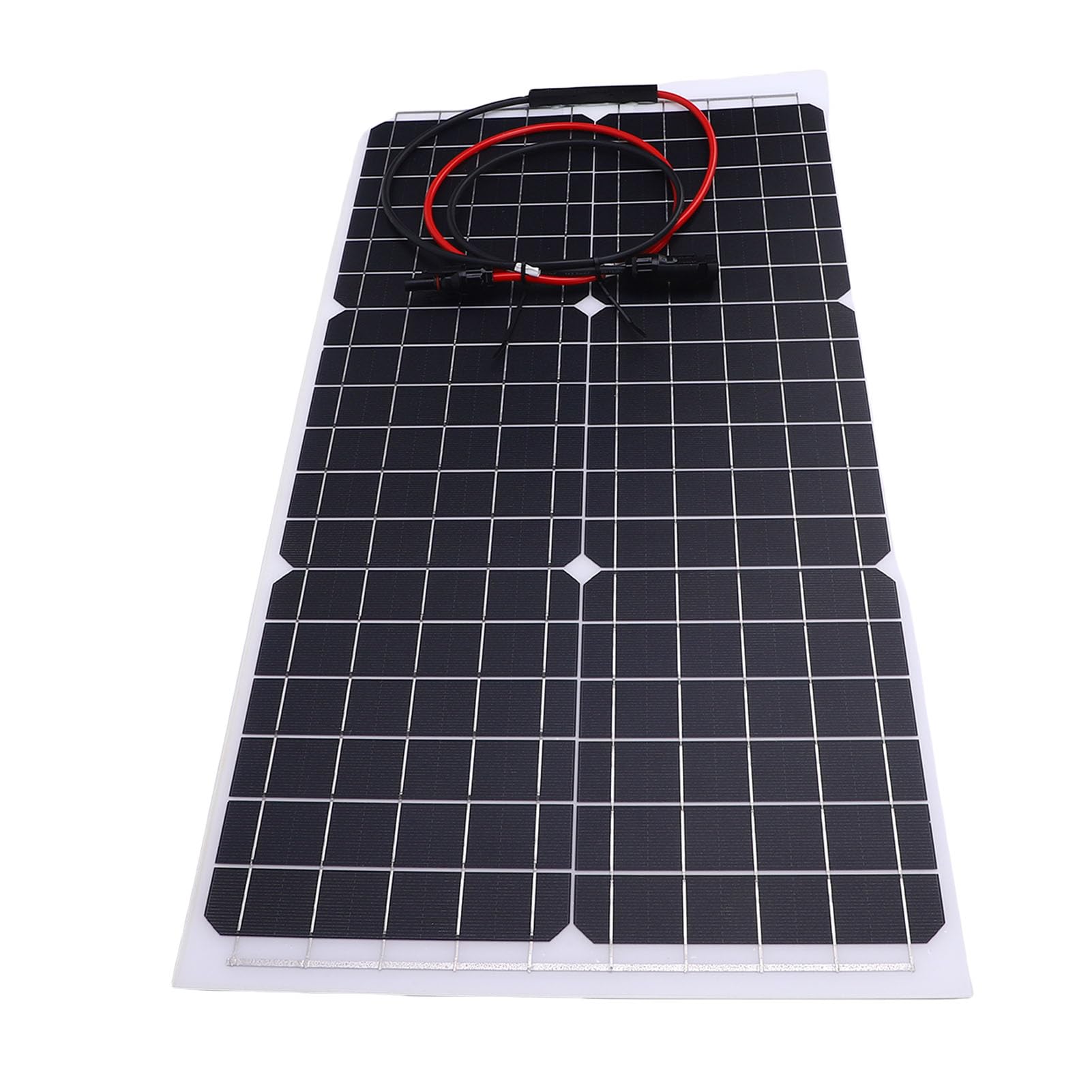 Generic Zestaw Kontrolera Panelu Słonecznego 30W 18V Półelastyczny Panel Słoneczny z Krzemu Monokrystalicznego z Kontrolerem ładowania 12V 24V do Domowego Kempingu 33x66cm
