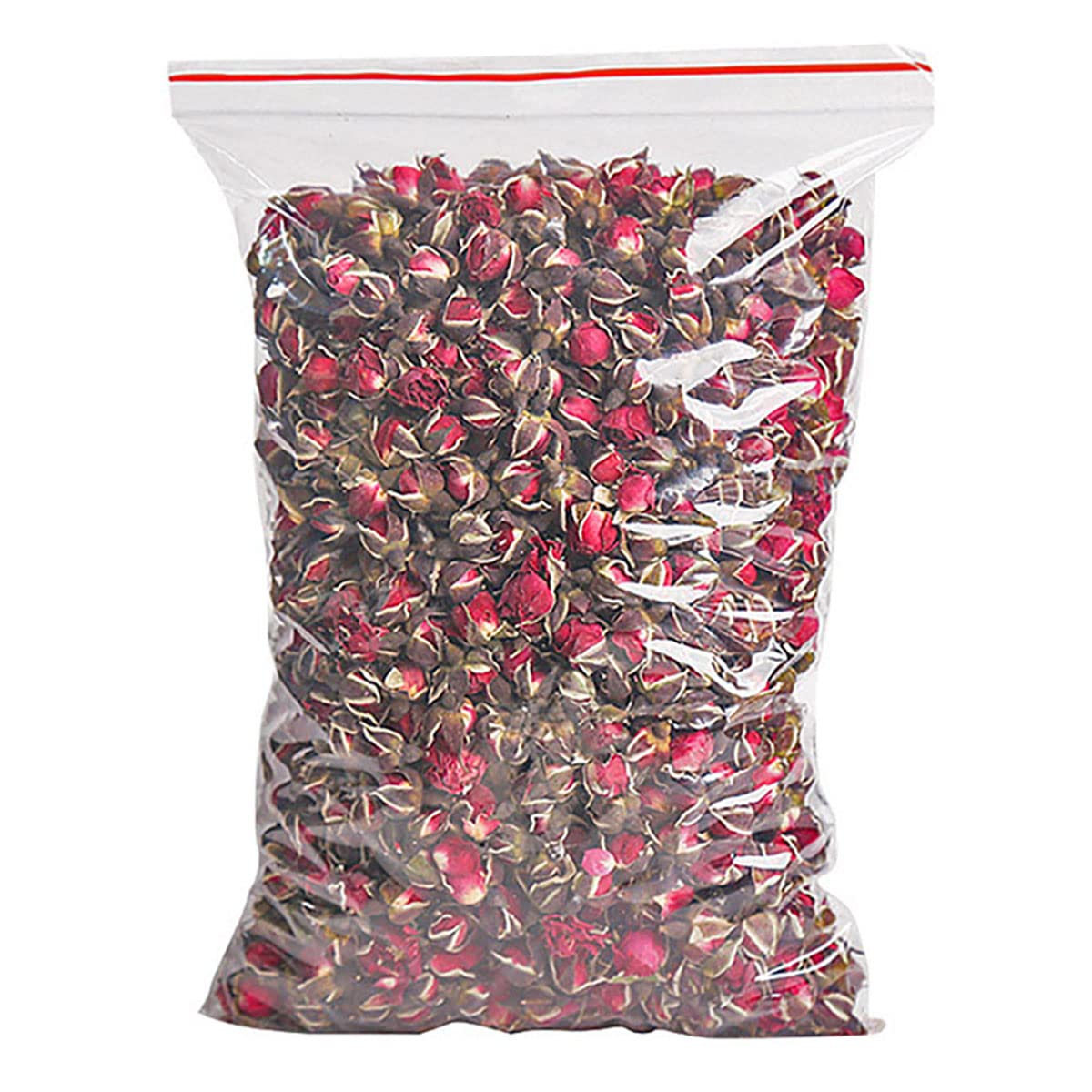 Natürliche Getrocknete Rote Rosenknospen Blume DIY Dekorative Mini-jasminknospe Für Hochzeit Duftendes Konfetti Basteln Bad Aromatherapie-Rose-300g
