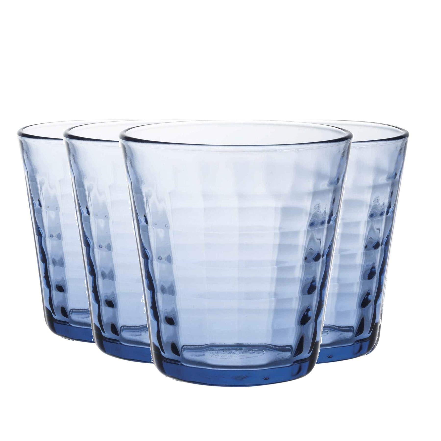 Duralex Prisme Glass Tumblers - 275ml - Blue