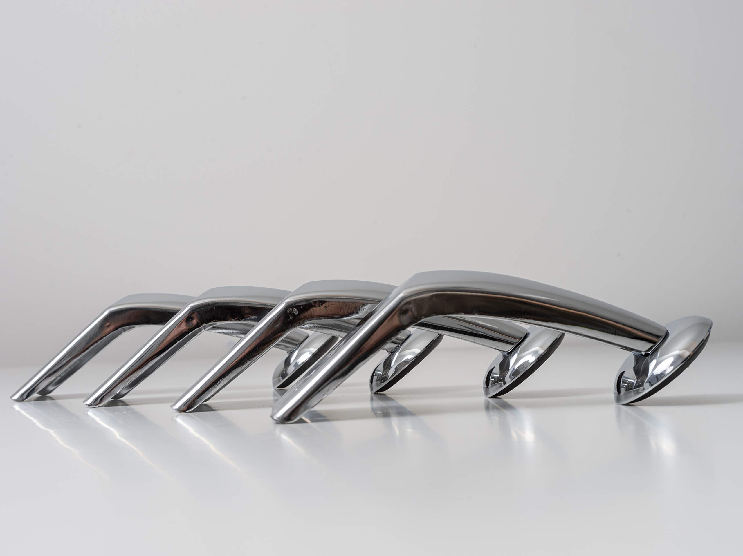 IPEA Füße für Möbel und Sofas Modell Kobalt - Set mit 4 Beinen aus Metall - Füße im Eleganten