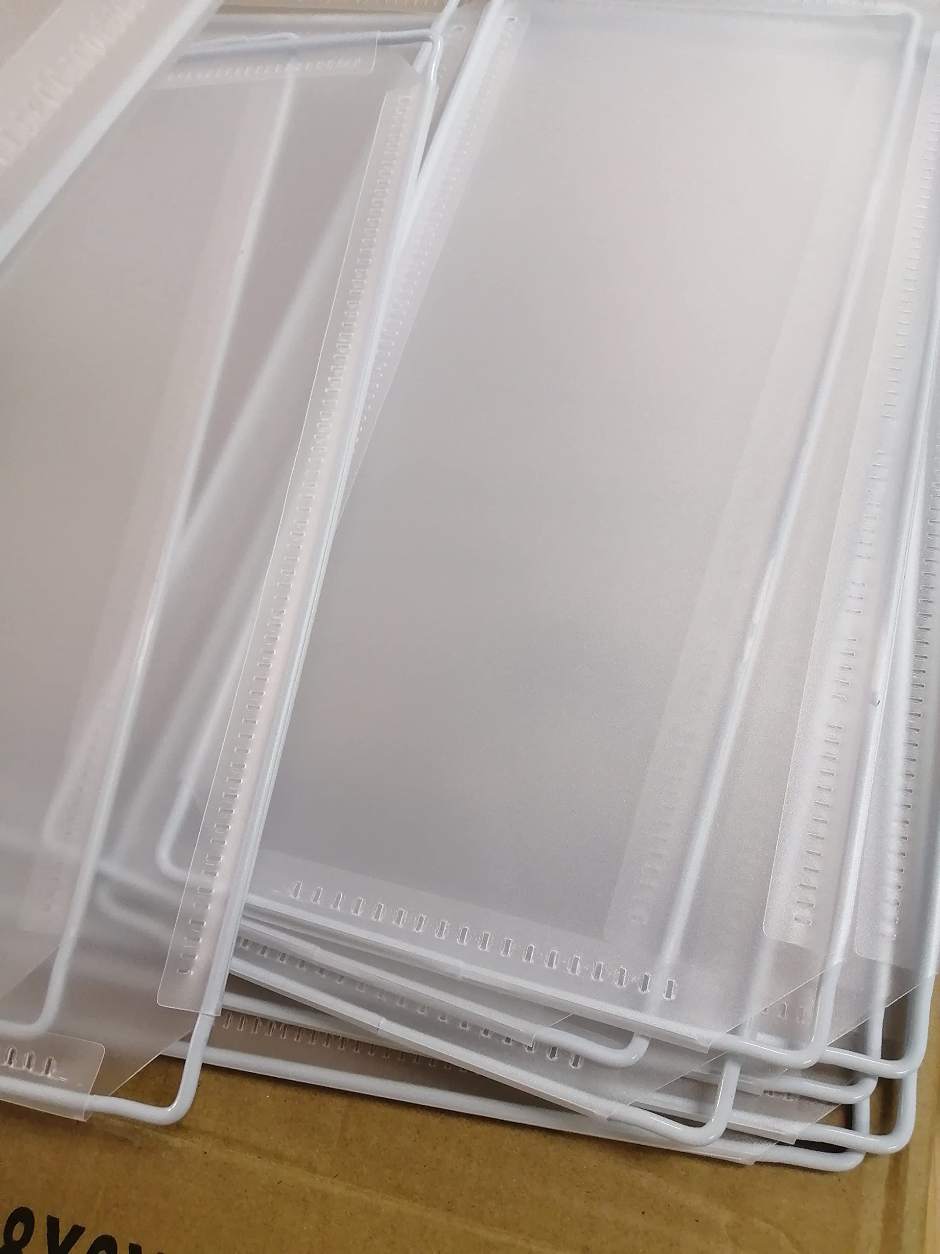 Scaffali impilabili, organizer per armadio (2 colonne e 4 strati)