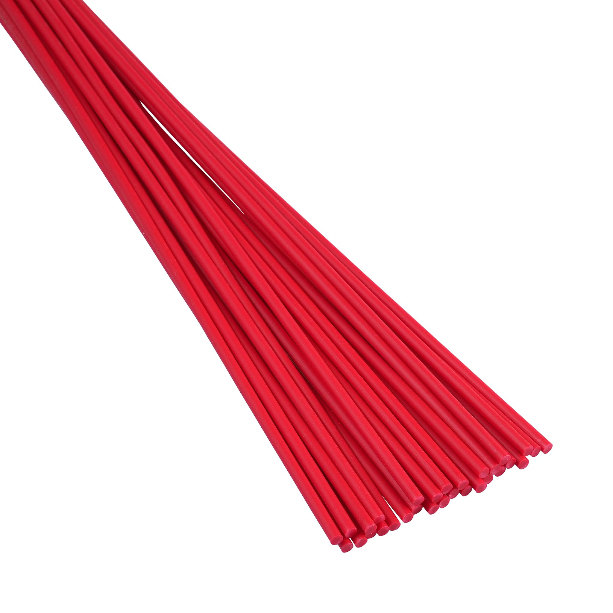 Red Low Density Polyethylene (LDPE) Plastic Welding Rods, 1/8" Diameter, 30 Ft. for Kayaks, Canoes, Dirt Bikes, ATVs