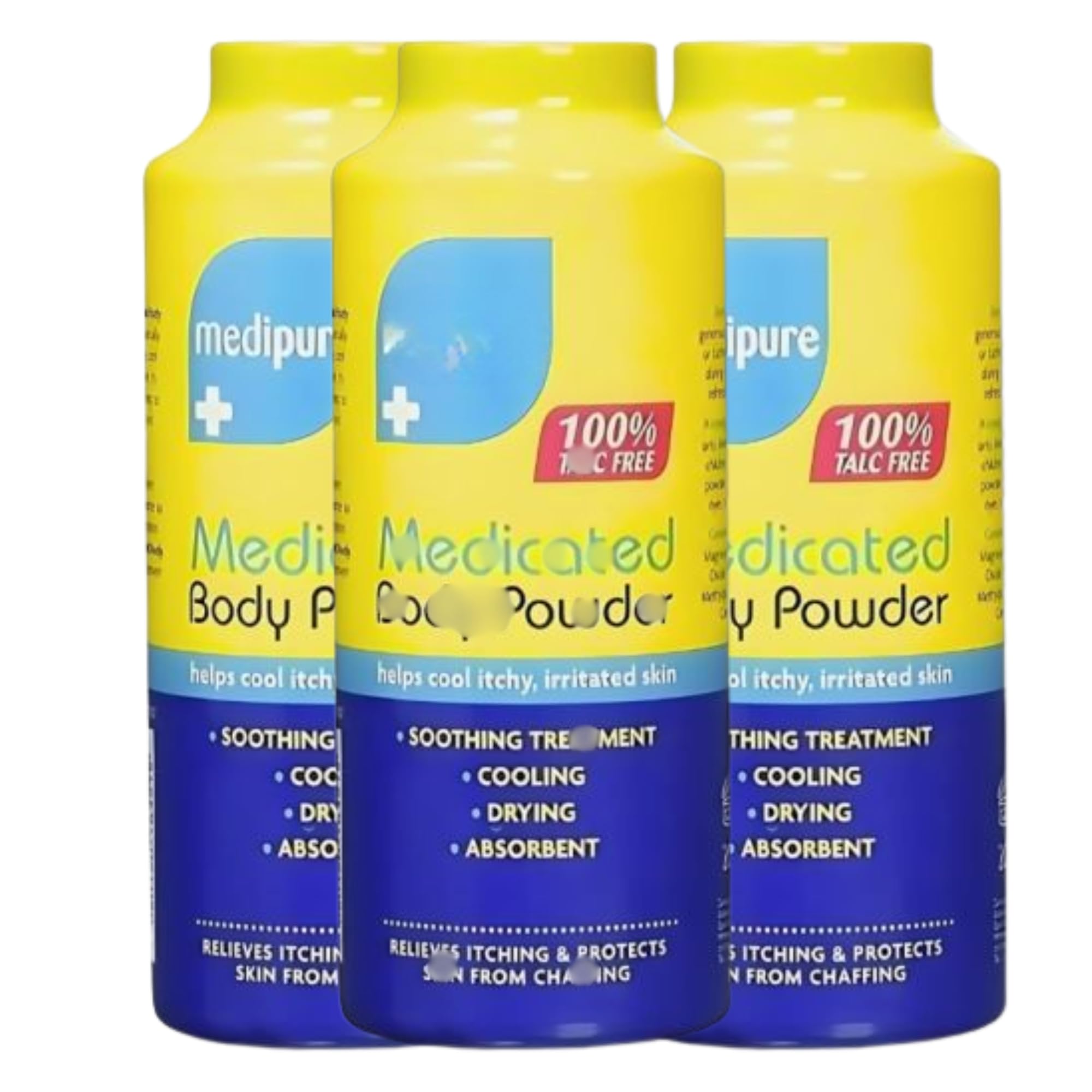 Medicated Body Powder 200g - 100% Talc Free | Cooling & Soothing Prickly Heat Powder for Itchy Skin & Anti Chafing