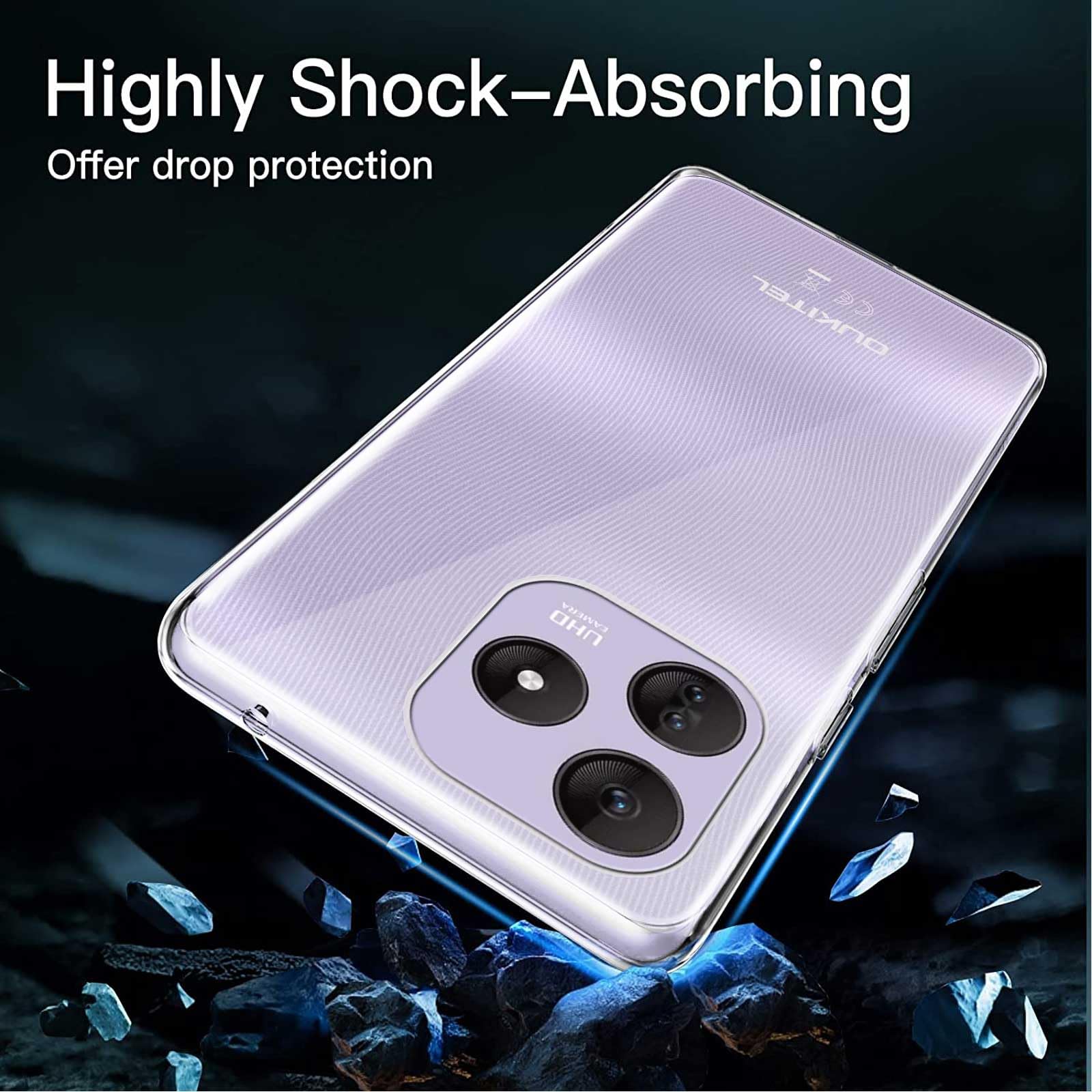 Cover Compatibile Con Oukitel C51 (6.8) E 2 Pezzi Pellicola