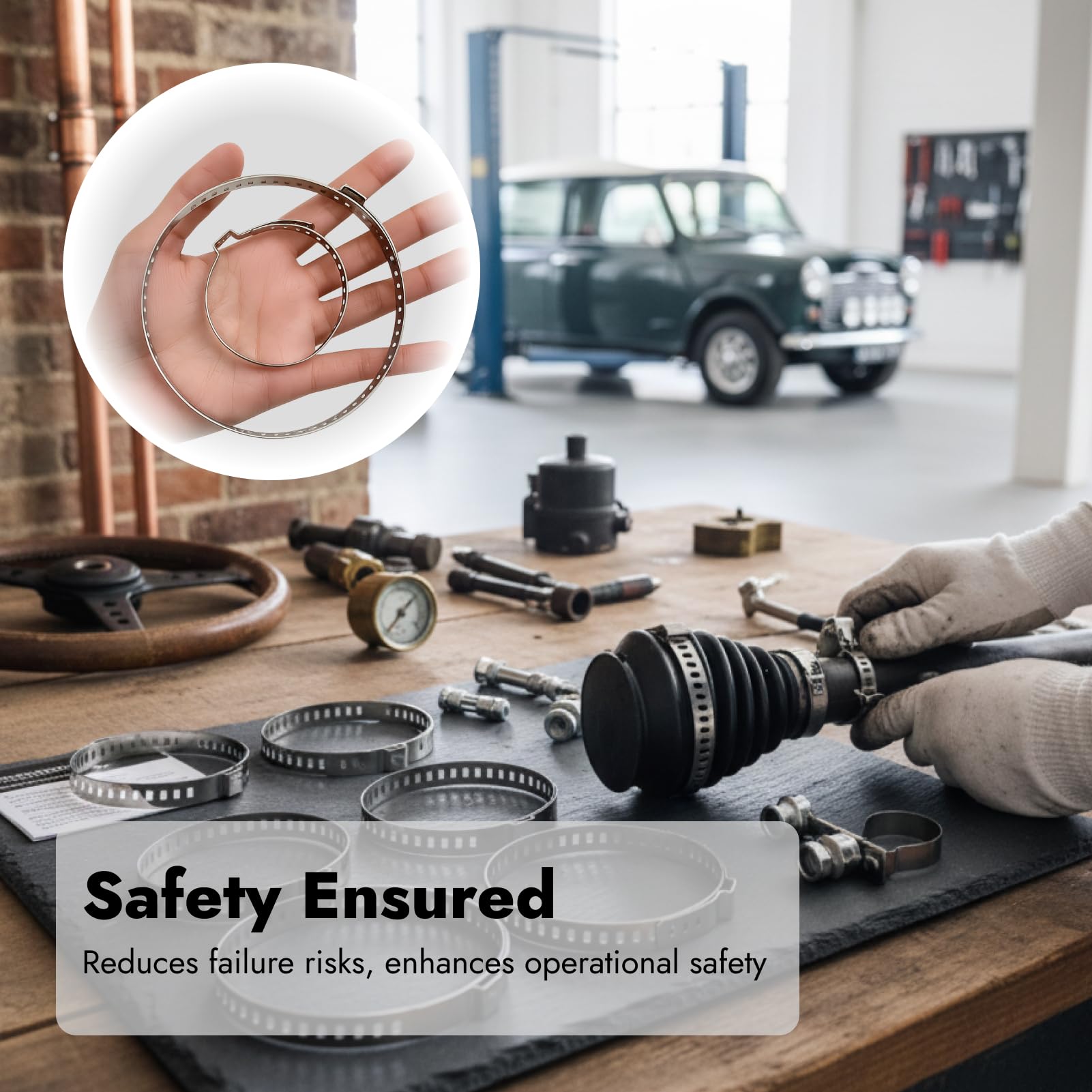 14PCS Collier De Serrage pour Soufflet de Cardan, 7 Grandes et 7 Petites  Pinces Réglables Universelles pour Arbre à Cardan, Accessoires pour  Transmission Automobile : Amazon.fr: Auto et Moto