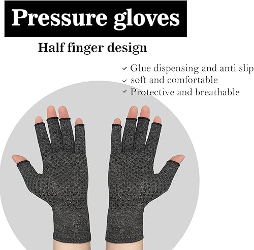 Miniatura 2 de 5R Arthritis Gloves, Compression Gloves For MenWomen, Copper Gloves for Arthritis Pain ReliefDailywork