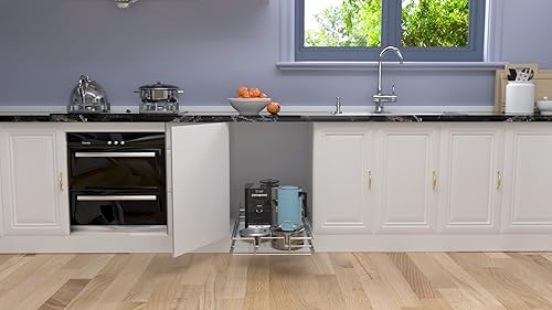 Miniatura 7 de ROOMTEC Organizador de gabinete extraíble, estantes extraíbles de 20 pulgadas de ancho x 21 pulgadas de profundidad, cajones de gabinete de cocina