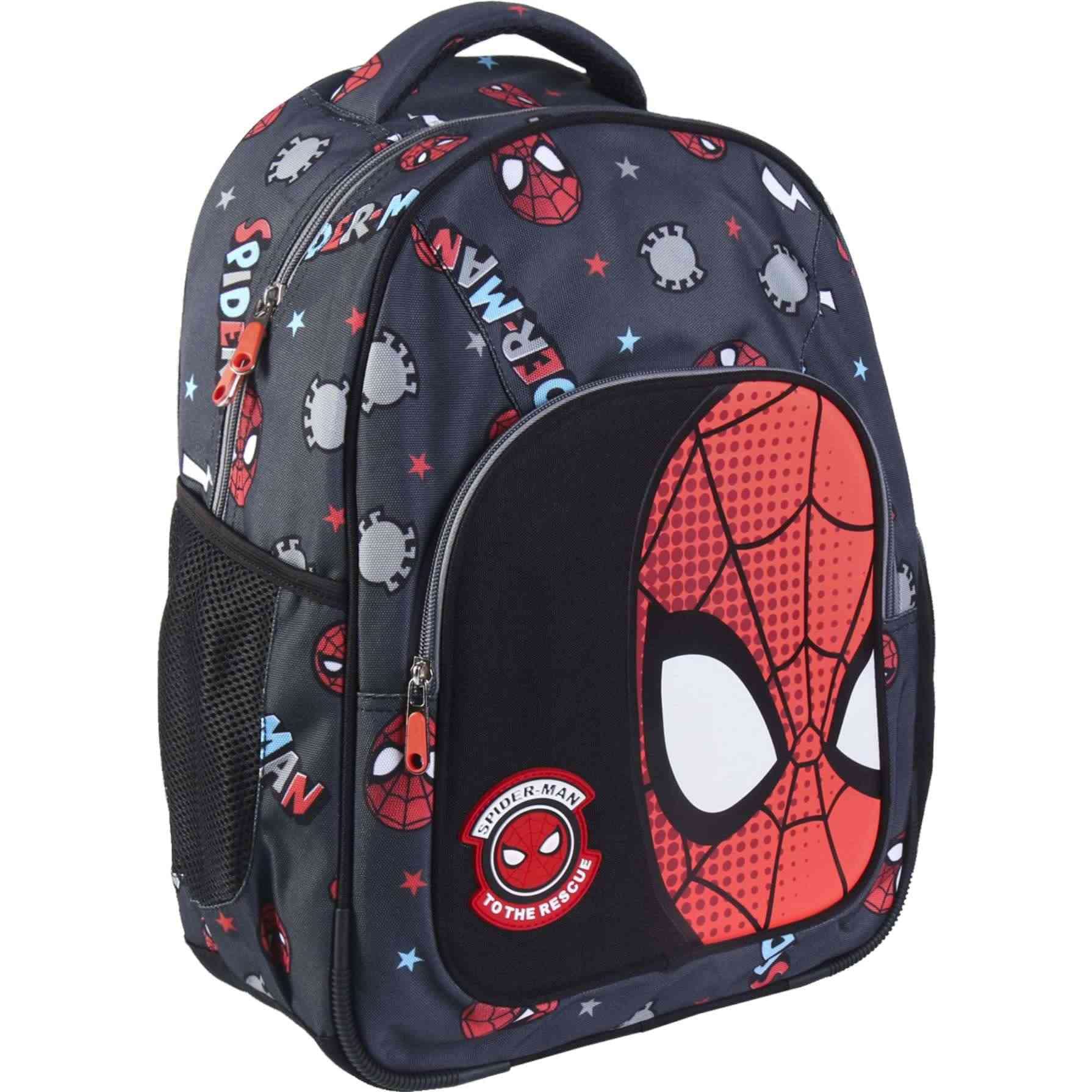 CERDÁ LIFE'S LITTLE MOMENTS CERDÁ LIFE'S LITTLE MOMENTS Mochila Spiderman con Bolsillo Frontal y Malla Lateral para niño | Colección Escolar Estampada-Licencia Oficial Marvel, Multicolor, único (2100003822)