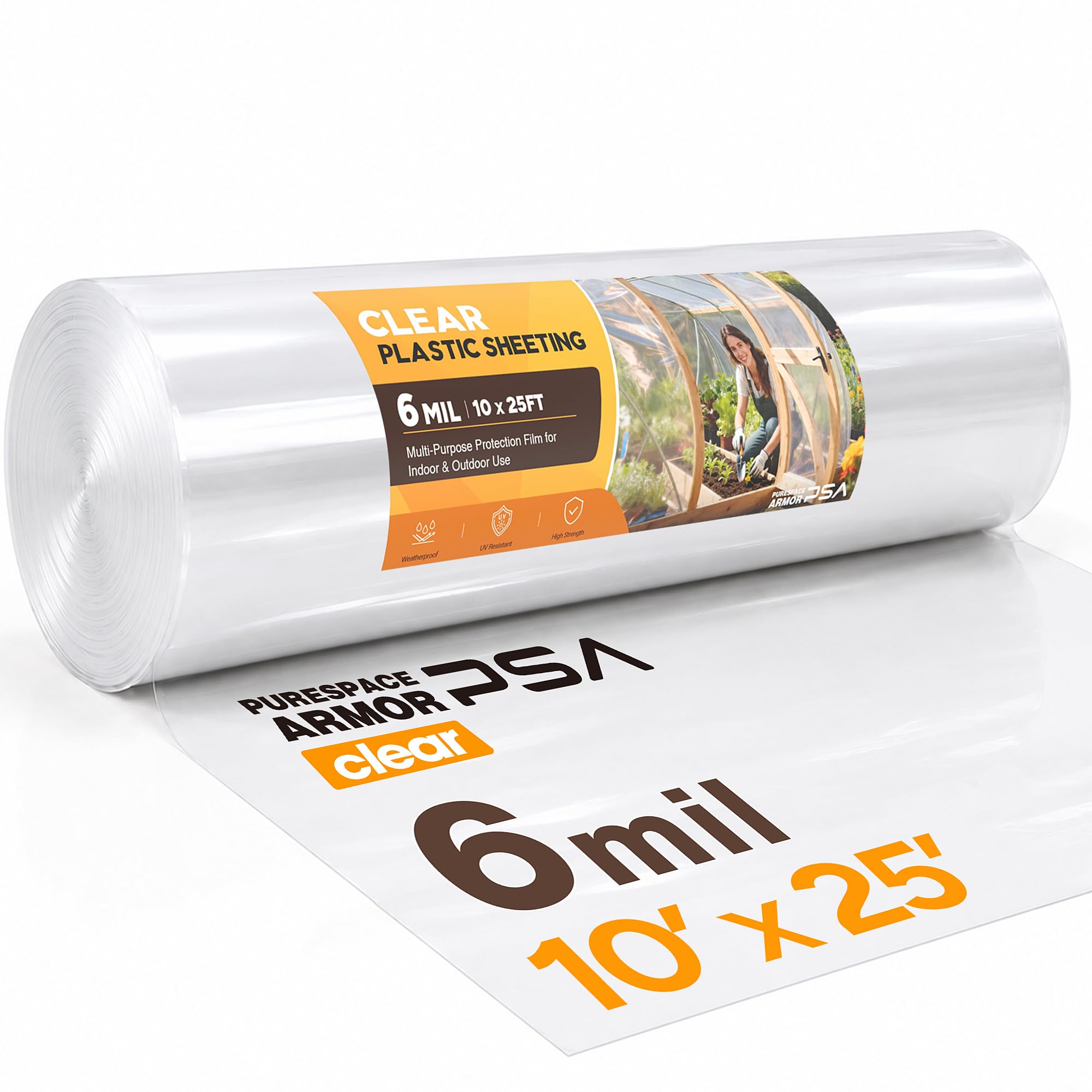 10' x 25' PureSpace Armor Plastic Sheeting