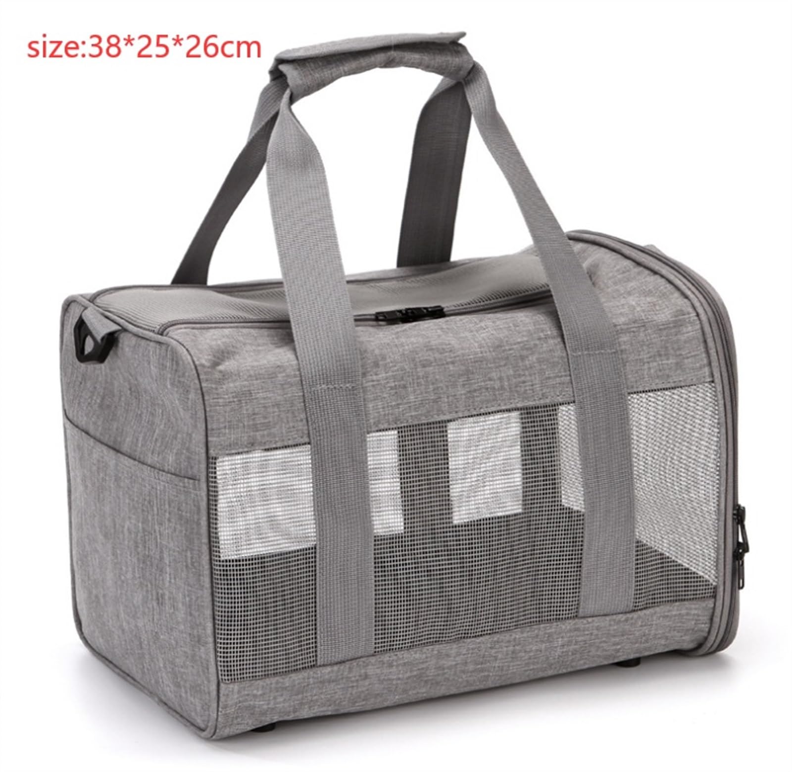 Transportín Perro Gato Bolsa De Verano para Mascotas, Transportador Perros Y Gatos, Suave para Cachorros, Viaje para Al Aire Libre para Perros Pequeños(Rot)